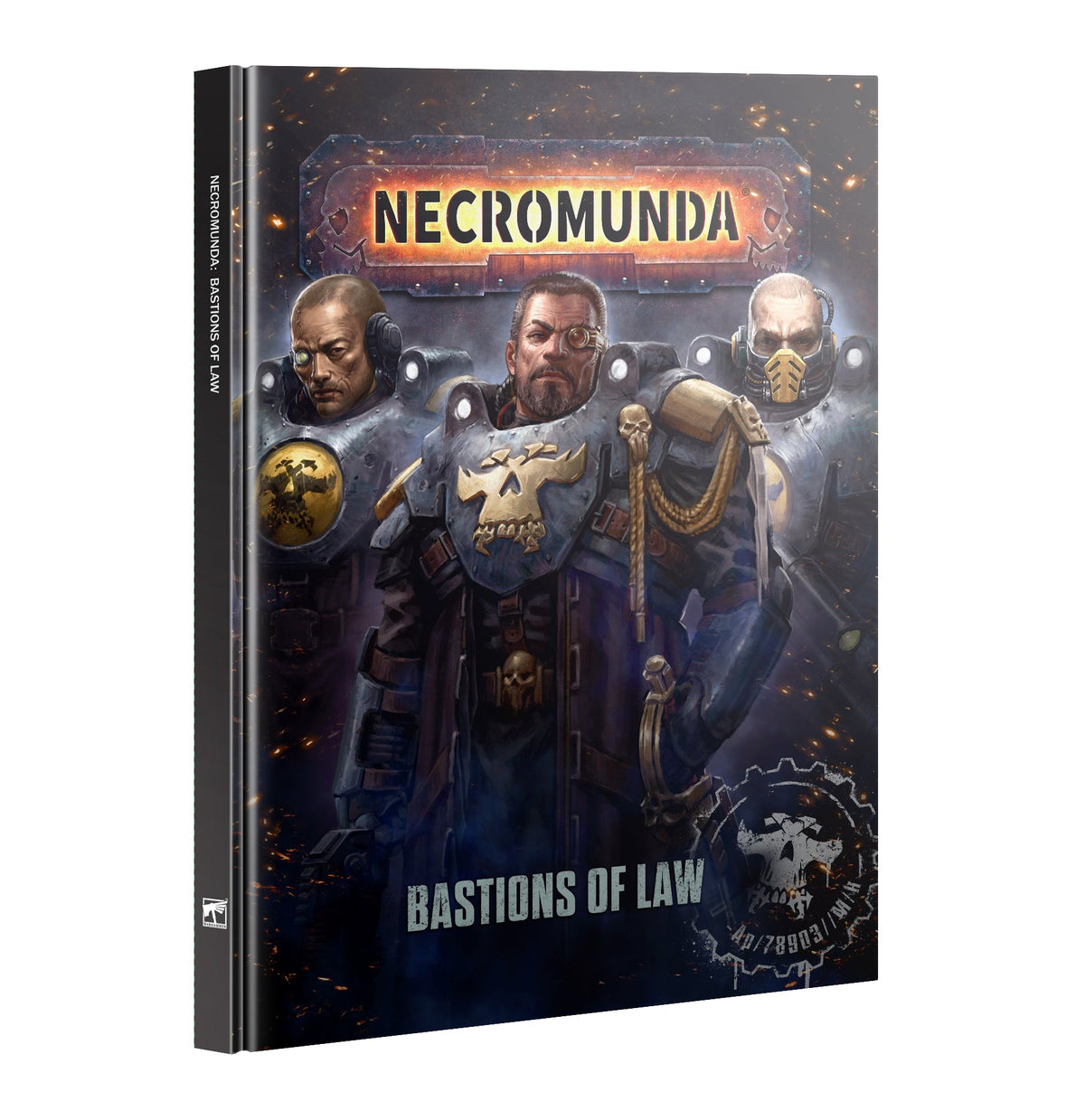 Necromunda: Bastions of Law - English hardback cover