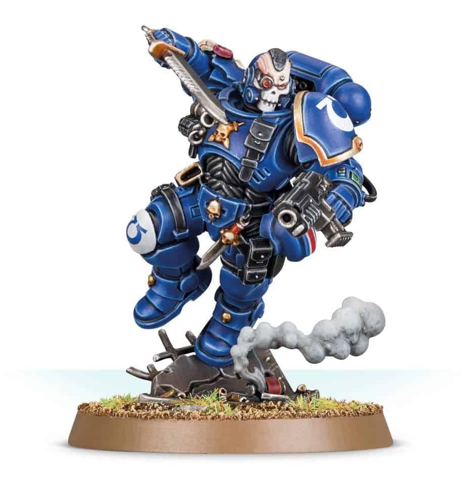 Primaris Lieutenant in Reiver Armour, assembled and painted example