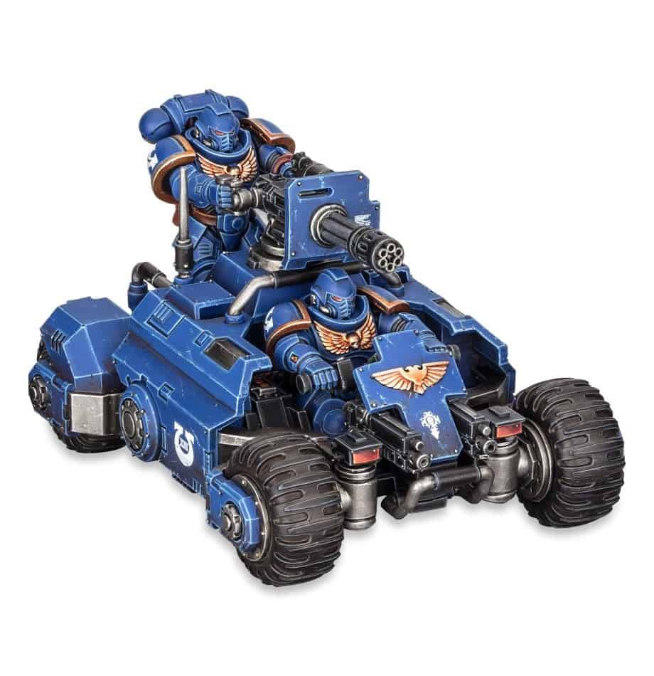 Primaris Invader ATV, assembled and painted example