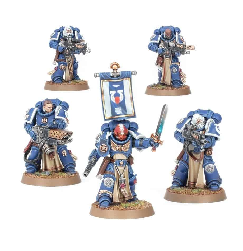 Sternguard Veteran Squad, assembled and painted example