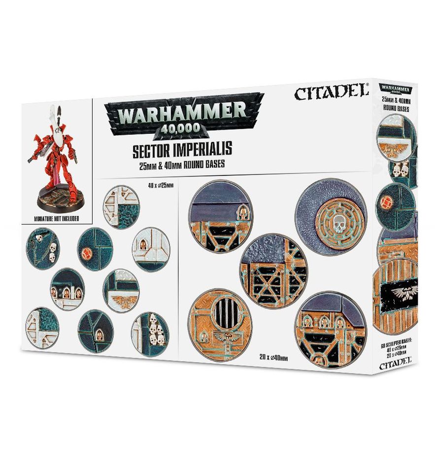 Sector Imperialis 25mm and 40mm Round Bases box