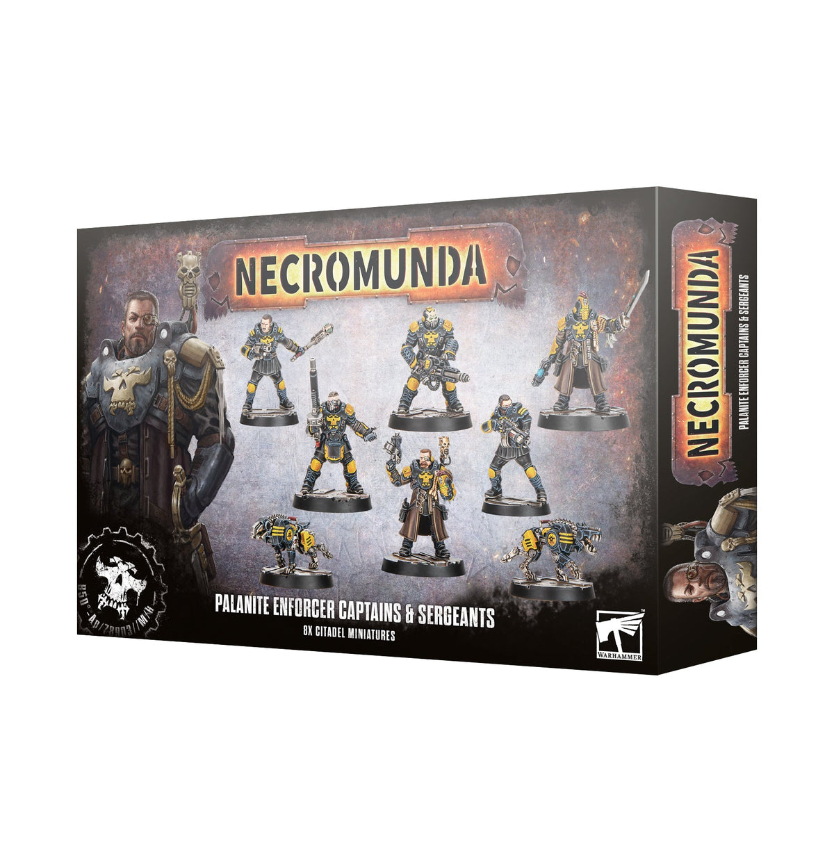 Necromunda: Palanite Enforcer Captains & Sergeants - Games Workshop product packaging