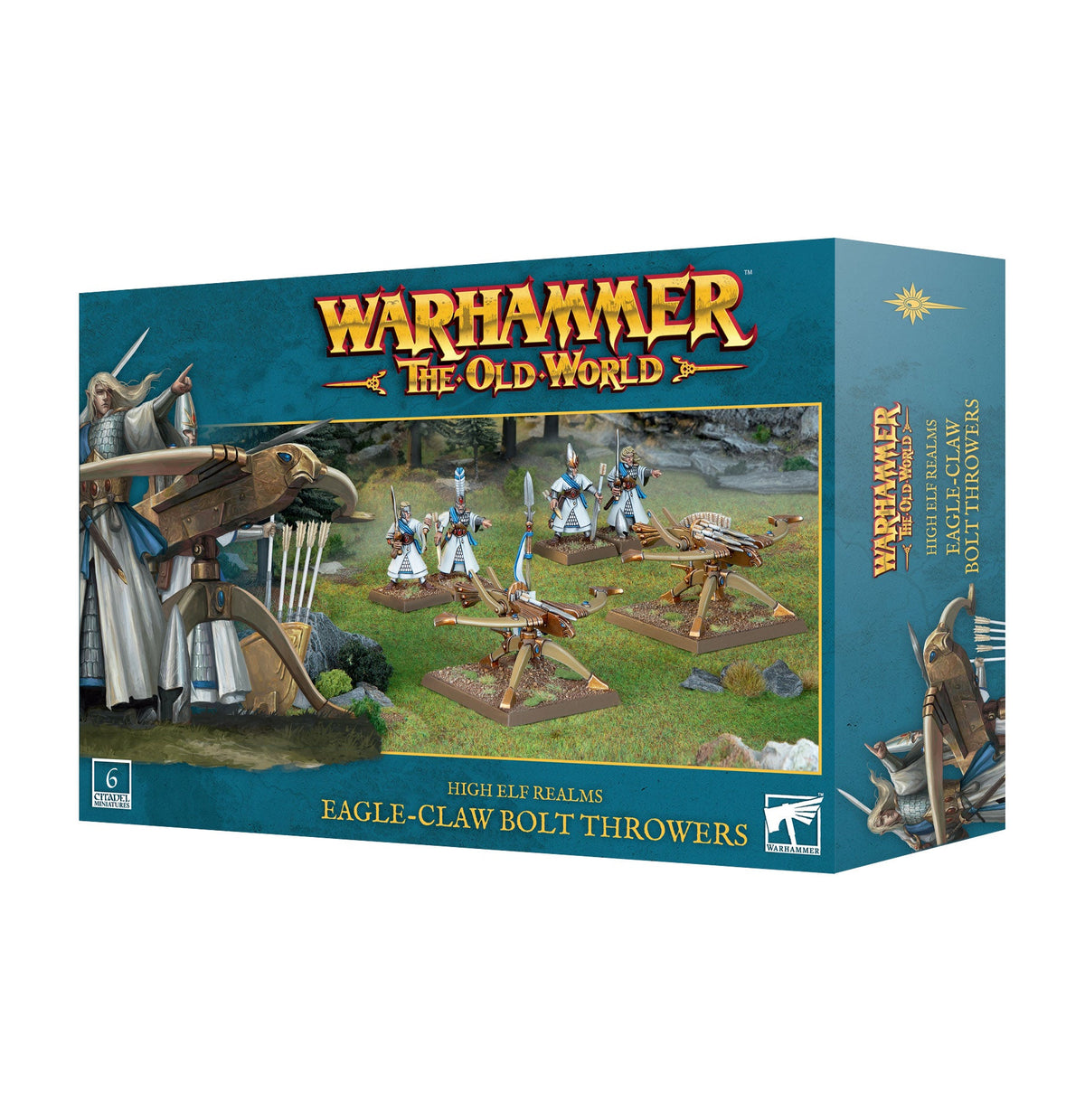 High Elf Realms: Eagle Claw Bolt Throwers - Games Workshop product packaging