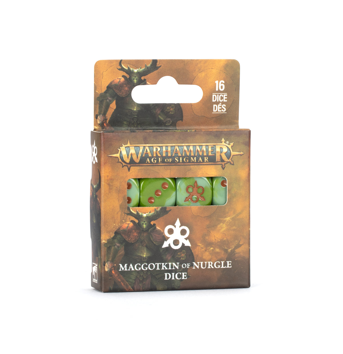 Age Of Sigmar: Maggotkin Of Nurgle Dice - Games Workshop product image