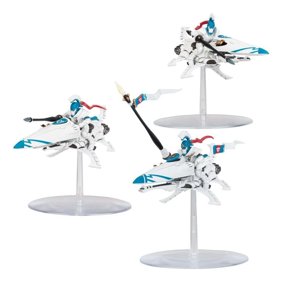 AELDARI: SHINING SPEARS — assembled and painted example