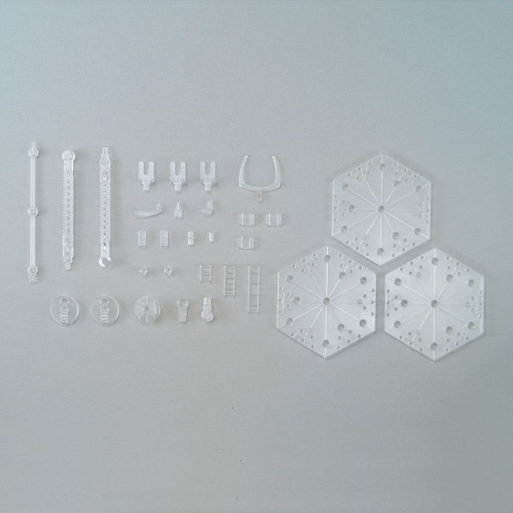 Bandai Action Base 4 Clear display stand