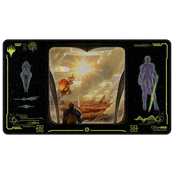 Playmat: MTG Holofoil- Edge of Eternities- Adagia, Windswept Bastion