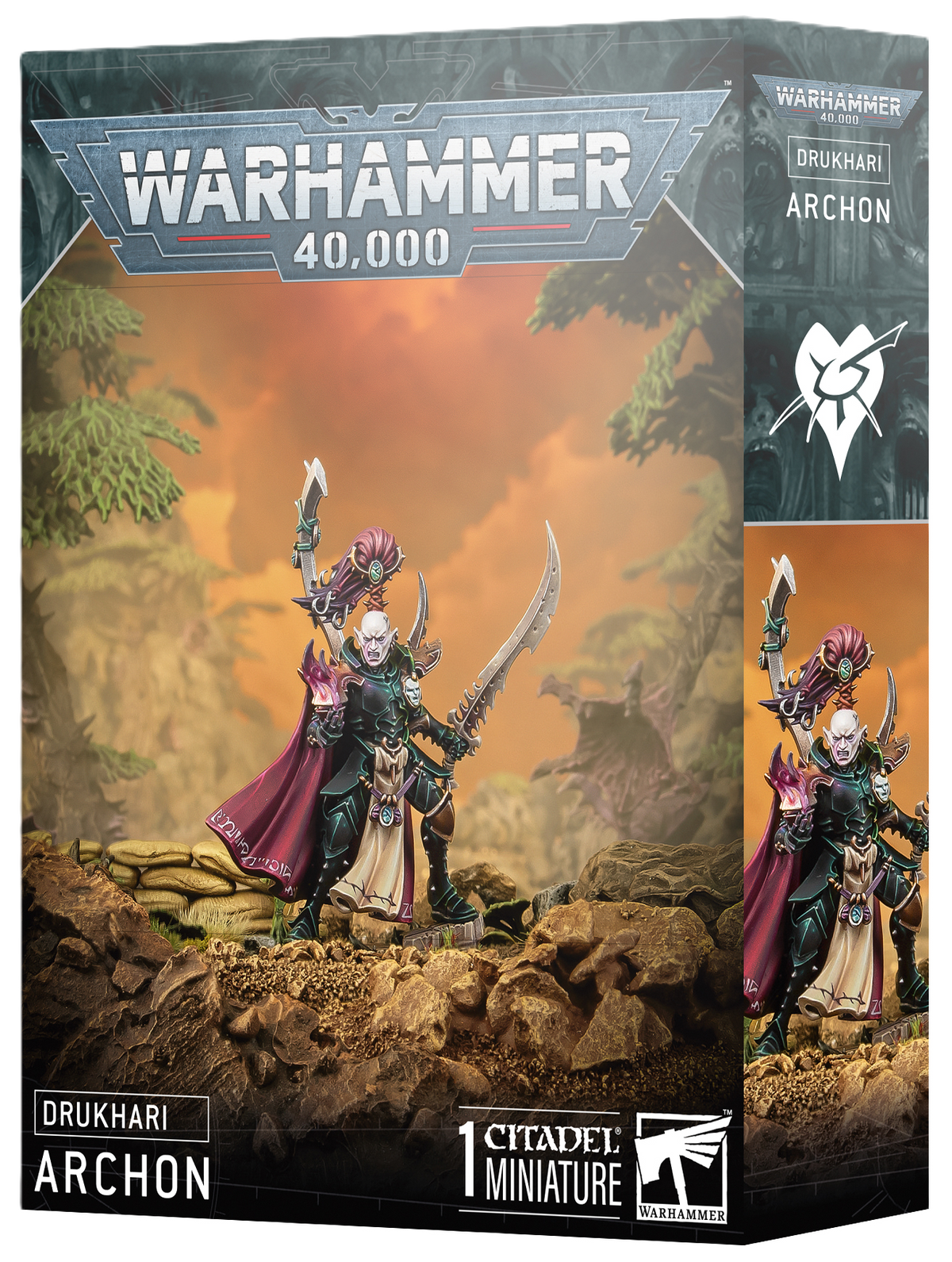Drukhari Archon 2025, manufacturer box artwork