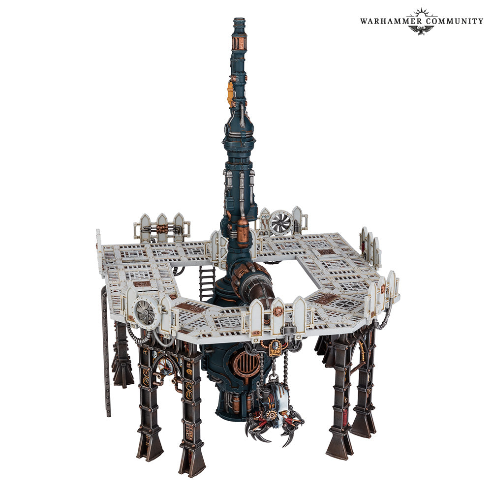 Galvanic Magnavent terrain shown assembled and painted