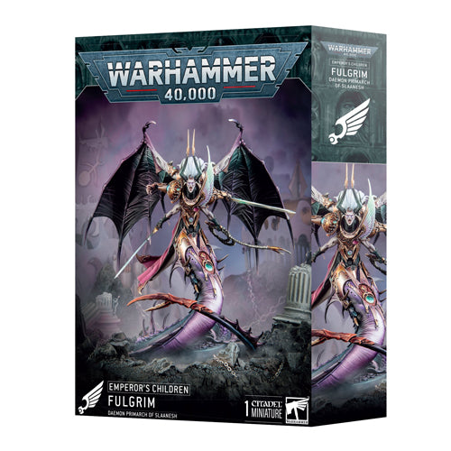 Emperor's Children Fulgrim plastic Warhammer 40,000 miniature kit box