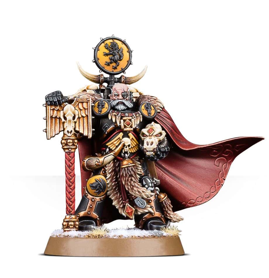 Games Workshop SPACE WOLVES ULRIK THE SLAYER, painted example