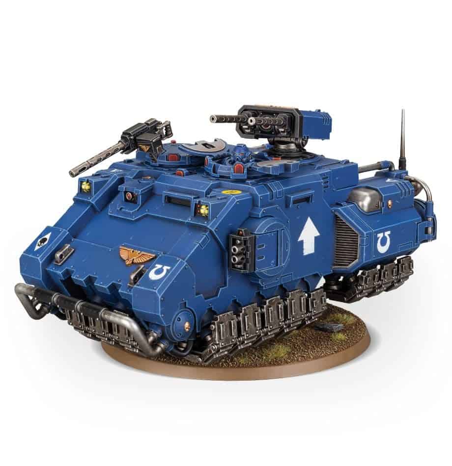 SPACE MARINES PRIMARIS IMPULSOR - assembled and painted example