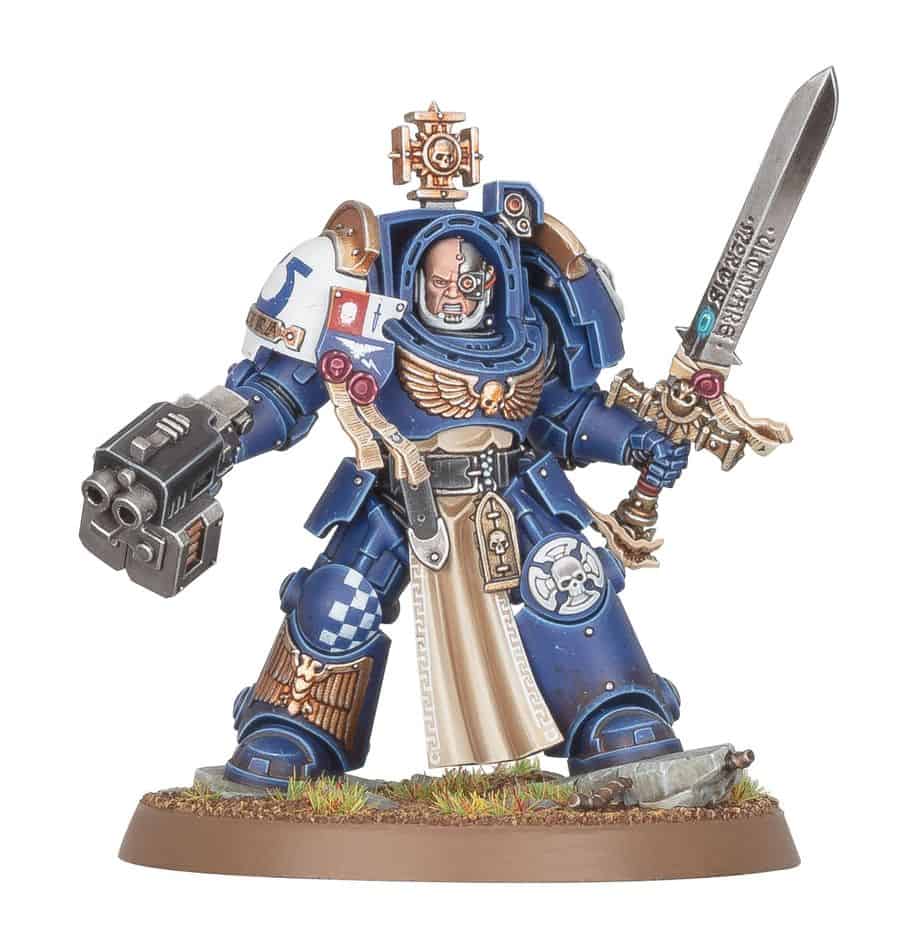 S/MARINES: CAPTAIN IN TERMINATOR ARMOUR - assembled and painted example