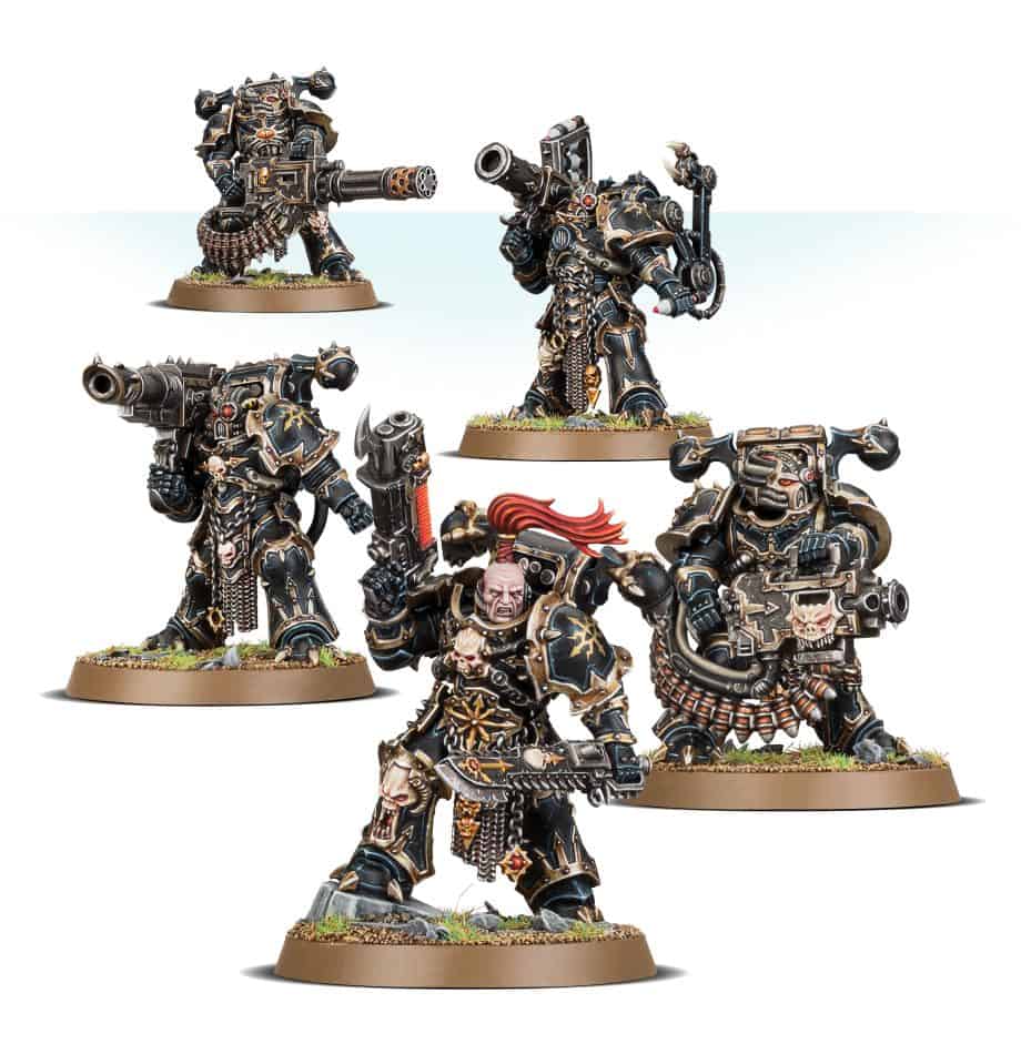 CHAOS SPACE MARINES: HAVOCS – Games Workshop painted example
