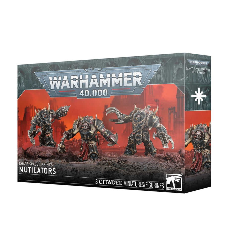 Chaos Space Marines: Mutilators - Games Workshop official product packaging