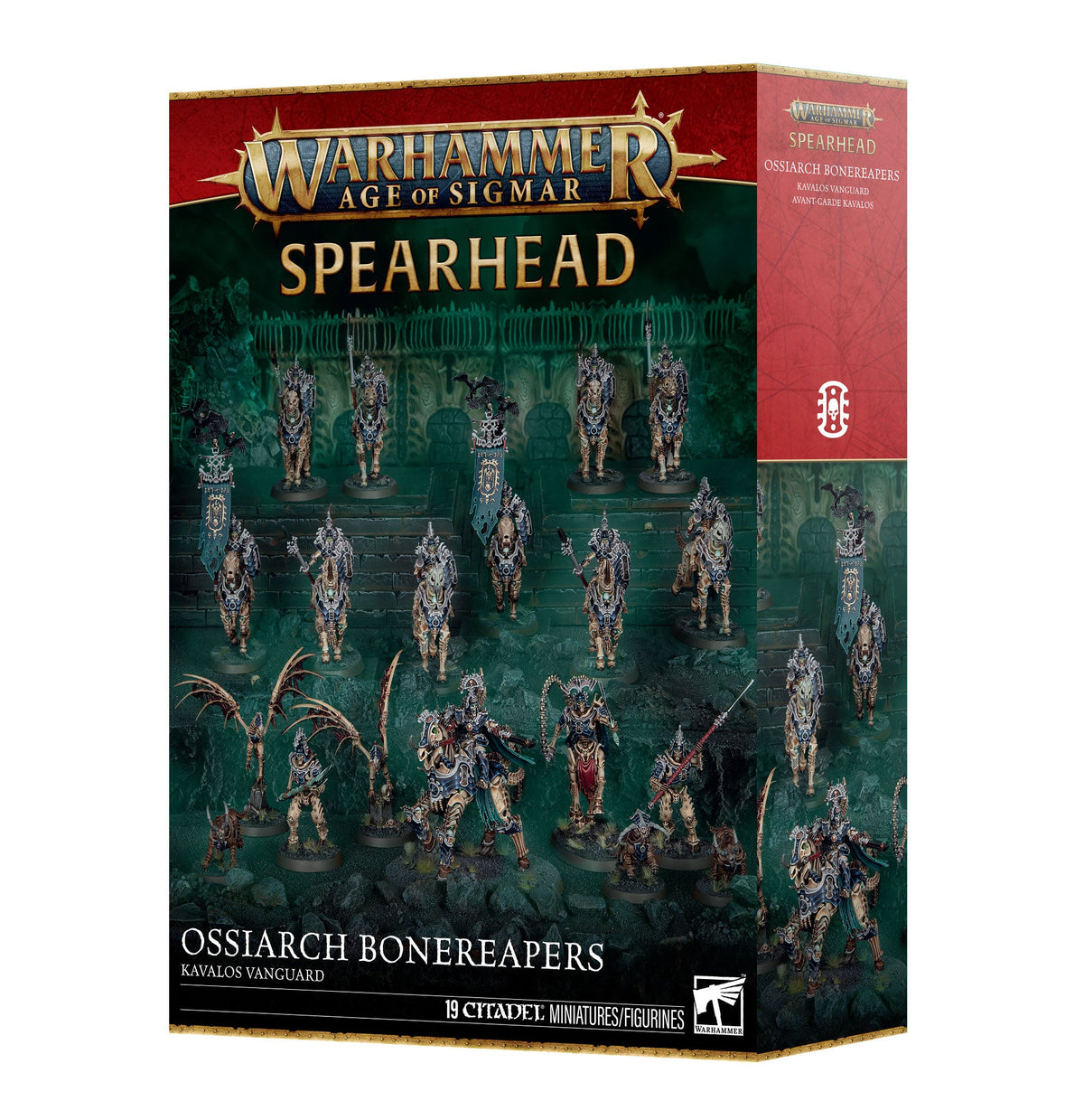 Spearhead: Ossiarch Bonereapers - Kavalos Vanguard - Games Workshop product packaging