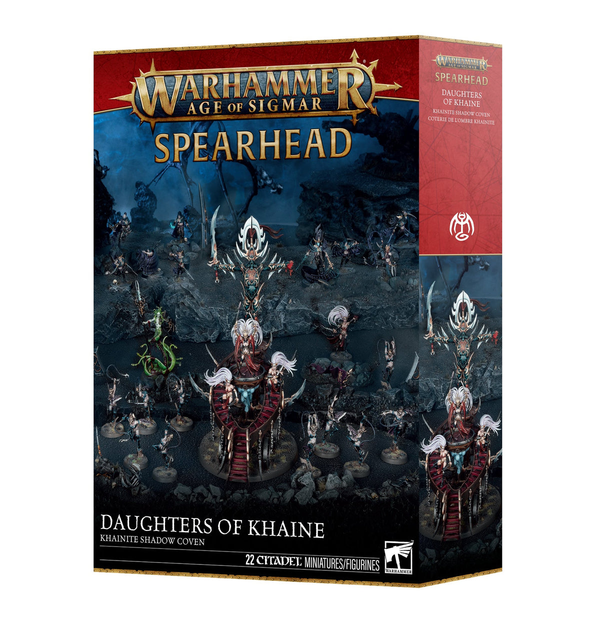 Spearhead: Daughters of Khaine - Khainite Shadow Coven – Games Workshop product packaging