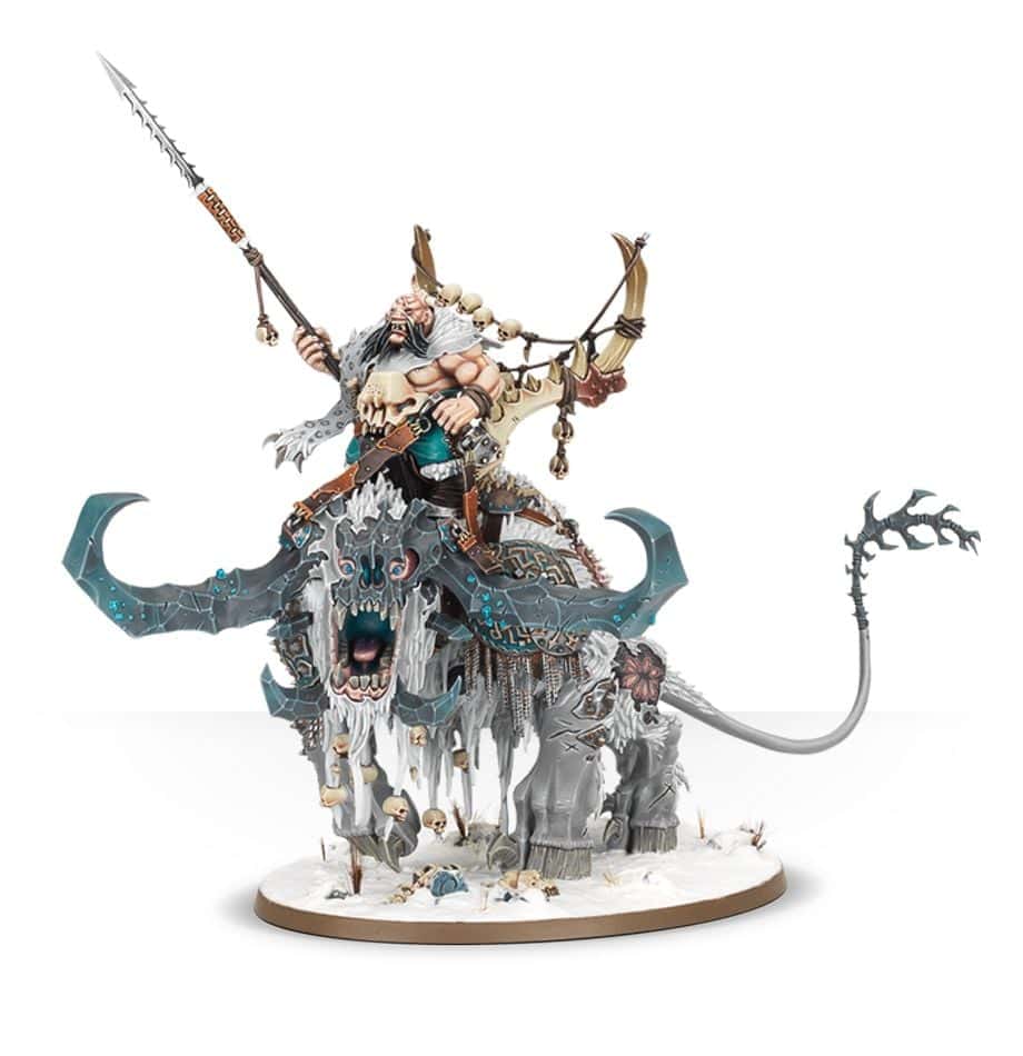 OGOR MAWTRIBES: FROSTLORD ON STONEHORN – Games Workshop studio miniatures