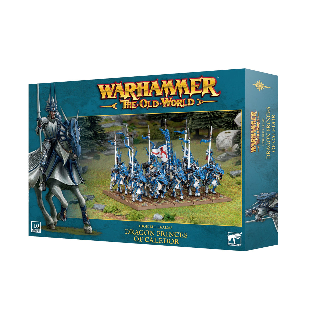 High Elf Realms: Dragon Princes of Caledor – Games Workshop product packaging