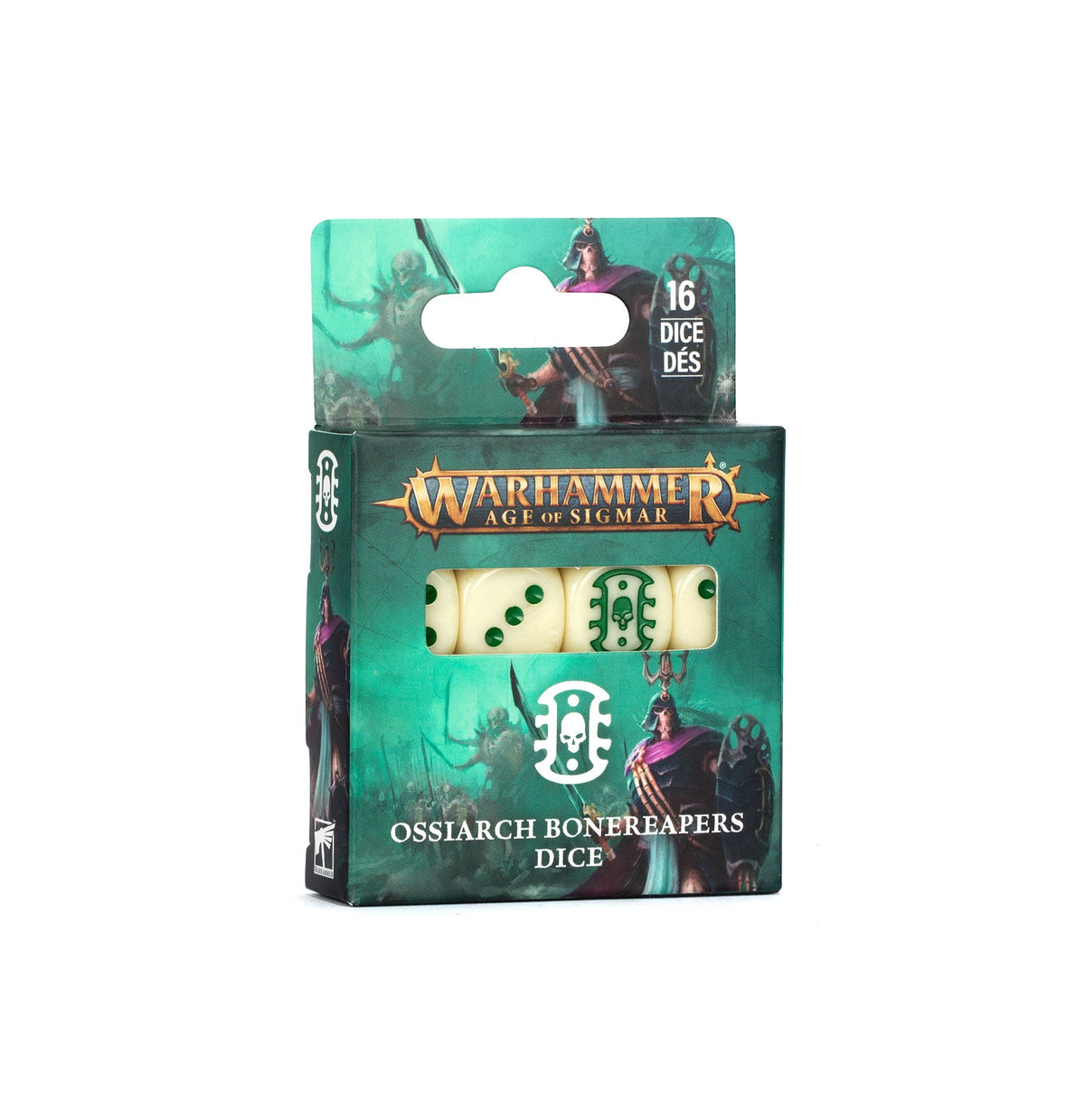 Age of Sigmar: Ossiarch Bonereapers Dice - Games Workshop product packaging