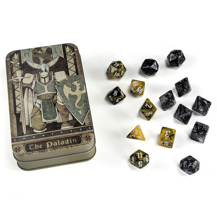 RPG Class Dice: Paladin Set Tin (15 Dice)
