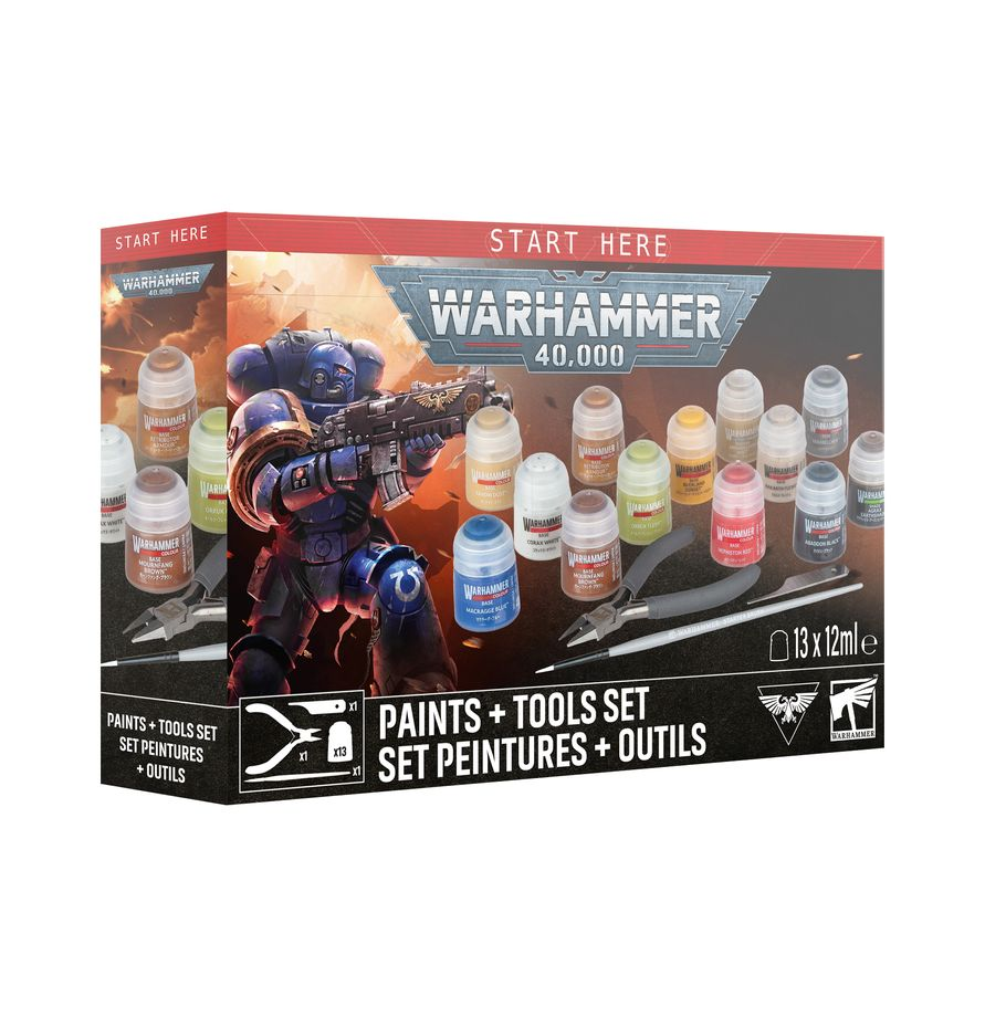 WH40K: PAINTS + TOOLS