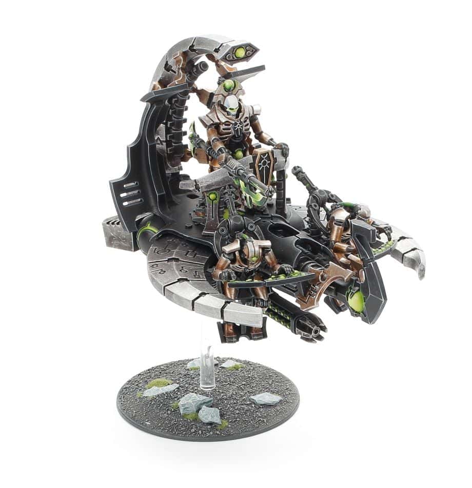 NECRONS: CATACOMB COMMAND BARGE painted Games Workshop models