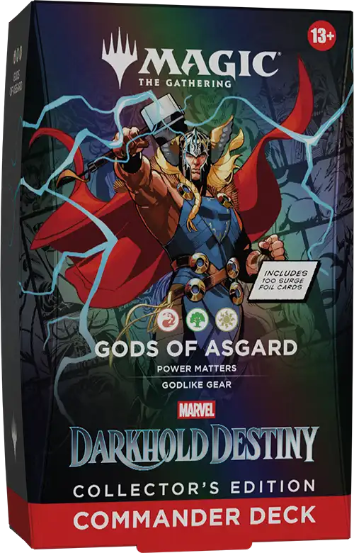 Magic: The Gathering | Marvel: Darkhold Destiny – Commander Deck Collector's Edition – Gods of Asgard (English)