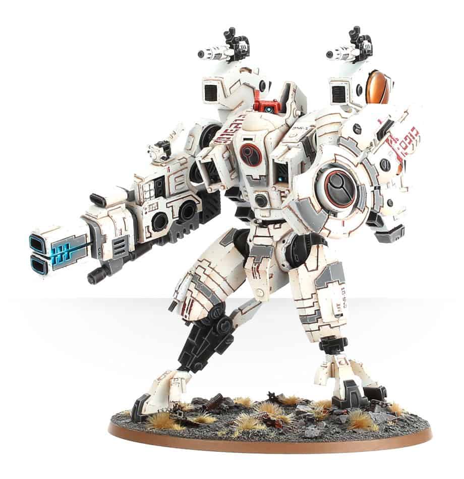 T'au Empire XV104 Riptide Battlesuit, painted example