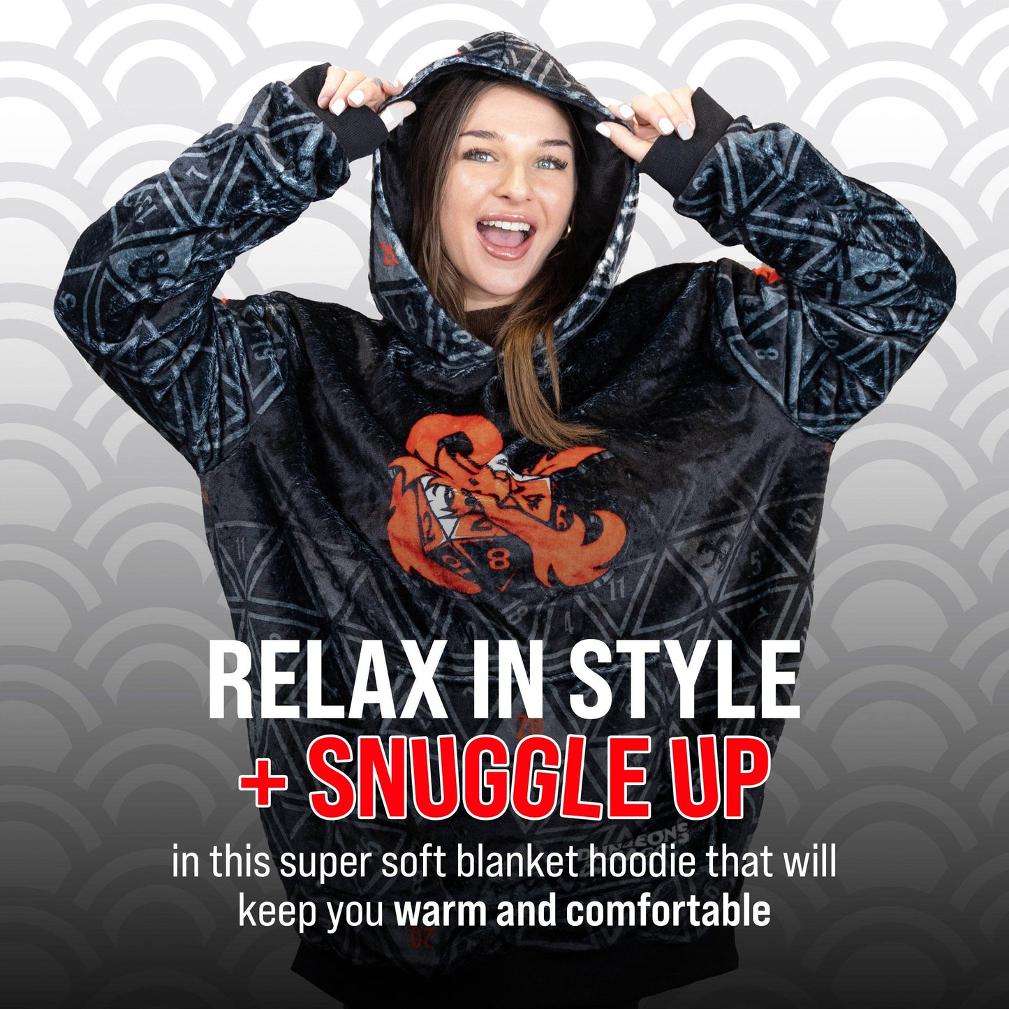 OrangeOnions - Hasbro | Dungeons & Dragons Snugible 2-in-1 Blanket Hoodie & Pillow