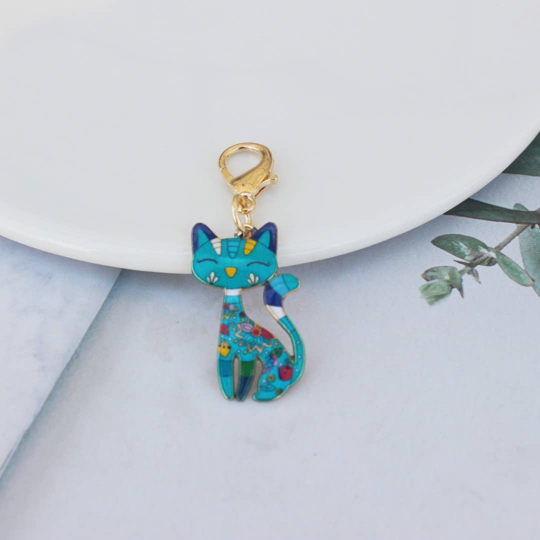Colorful Cat Keychain | Bag Charm