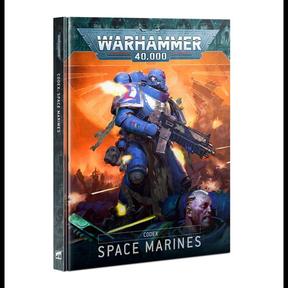 Codex Space Marines, English 2023 hardback for Warhammer 40,000 10th edition