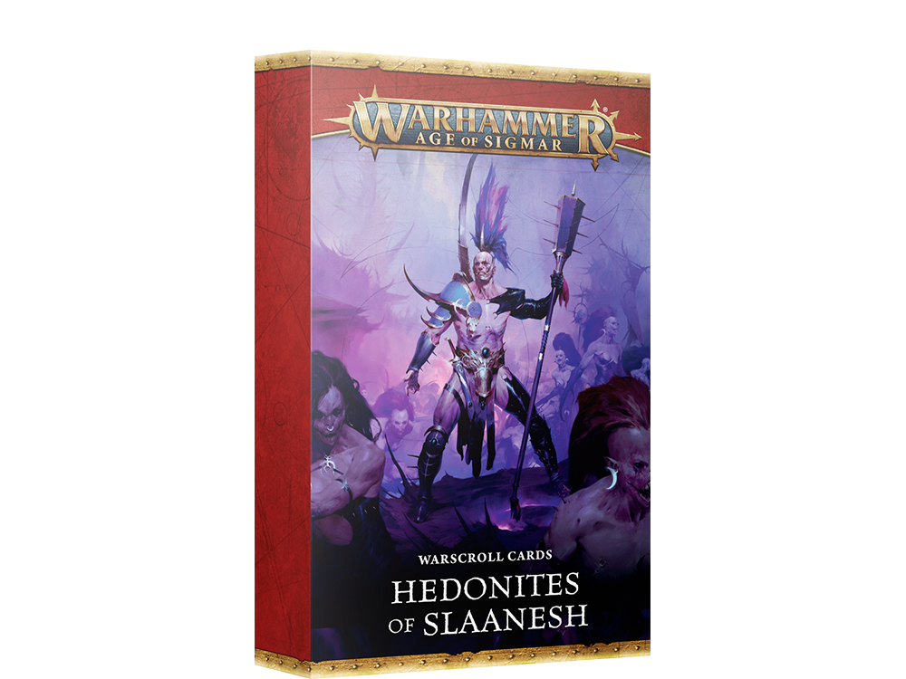 Warscroll Cards: Hedonites of Slaanesh (English)