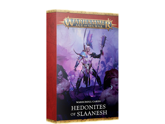Warscroll Cards: Hedonites of Slaanesh (English)