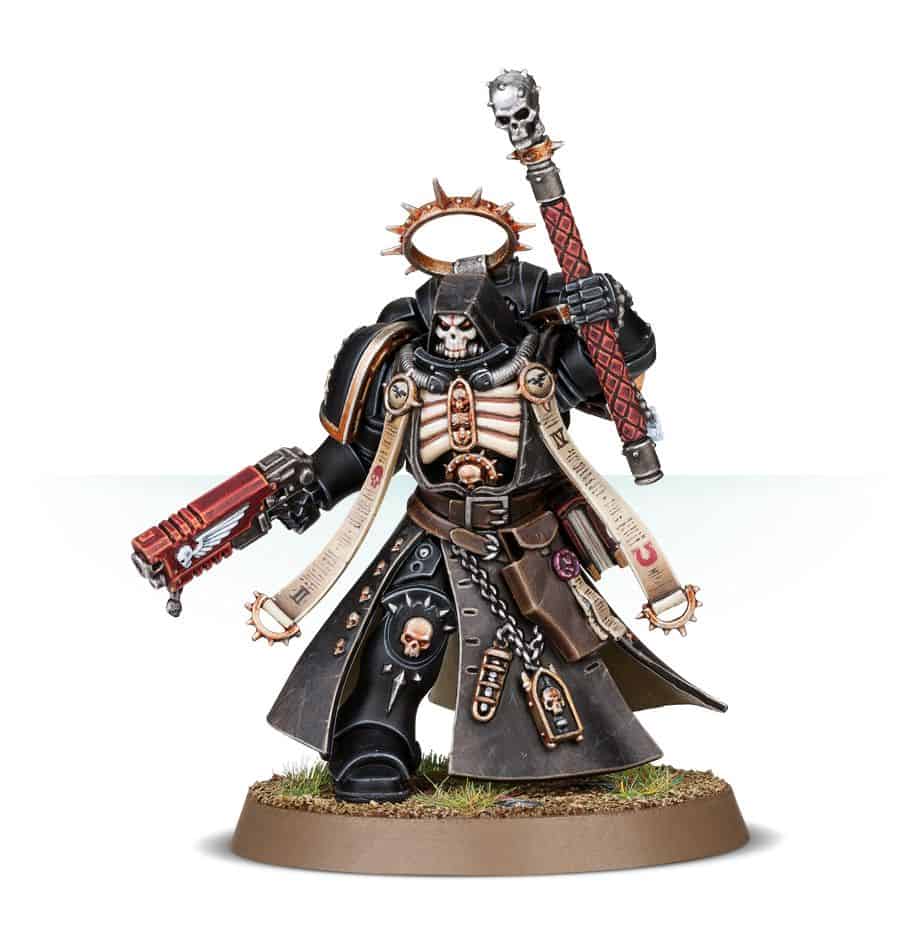Primaris Chaplain, assembled and painted example