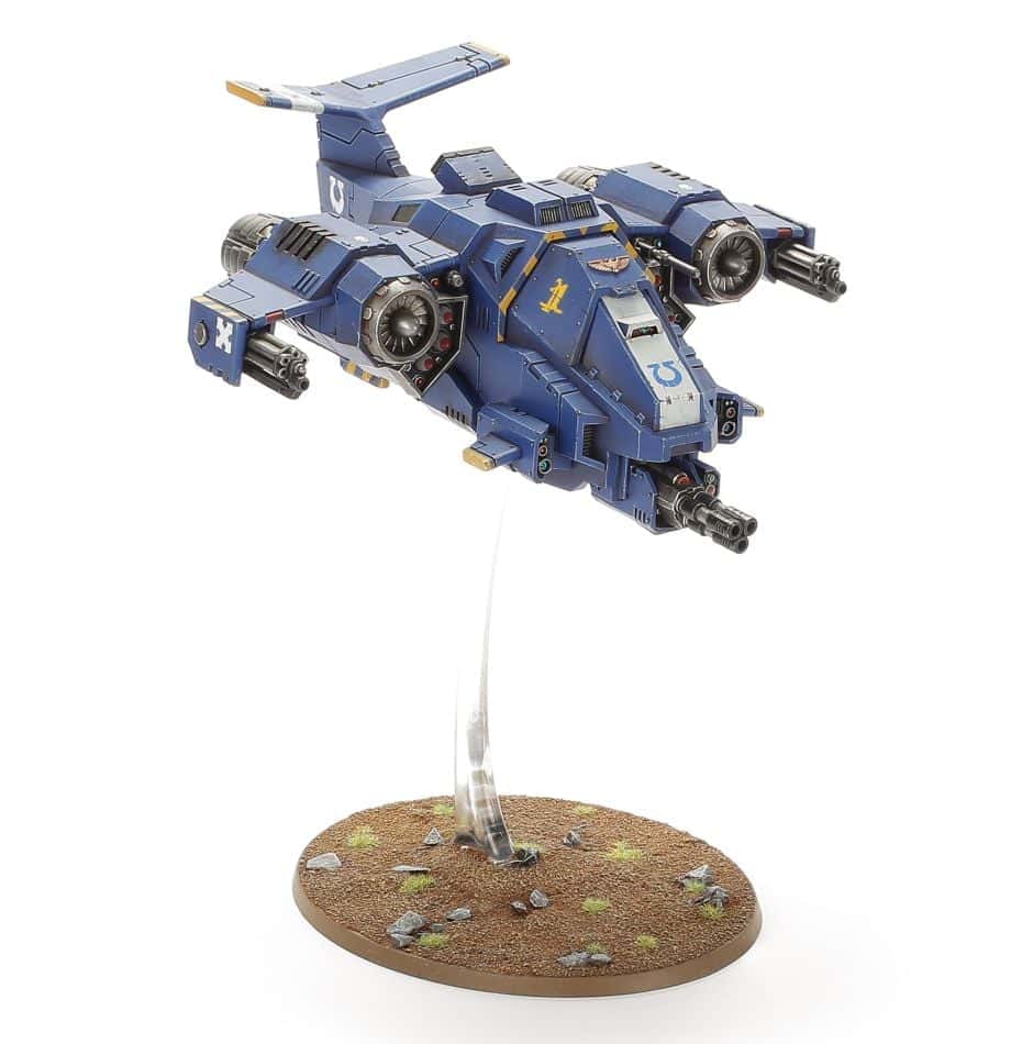 Stormhawk Interceptor, assembled and painted example