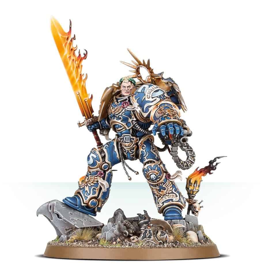 ULTRAMARINES ROBOUTE GUILLIMAN - painted example; supplied unpainted