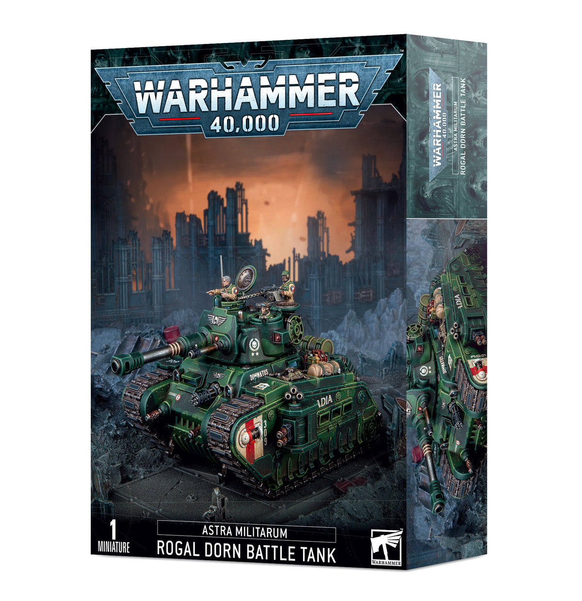 A/MILITARUM: ROGAL DORN BATTLE TANK – official Games Workshop box image