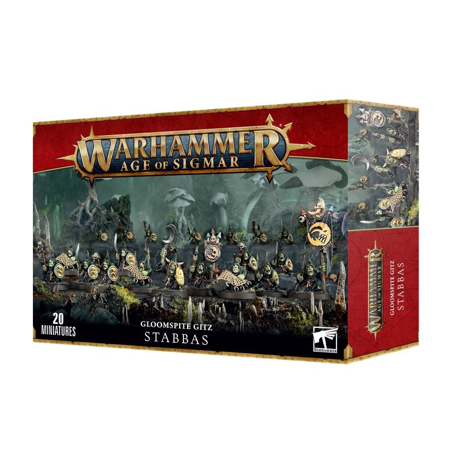 Gloomspite Gitz: Moonclan Stabbas - Games Workshop product packaging