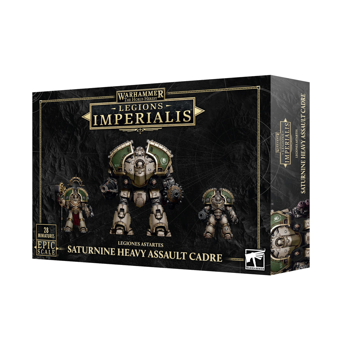 L/I: L/A: SATURNINE HEAVY ASSAULT CADRE – Games Workshop product packaging