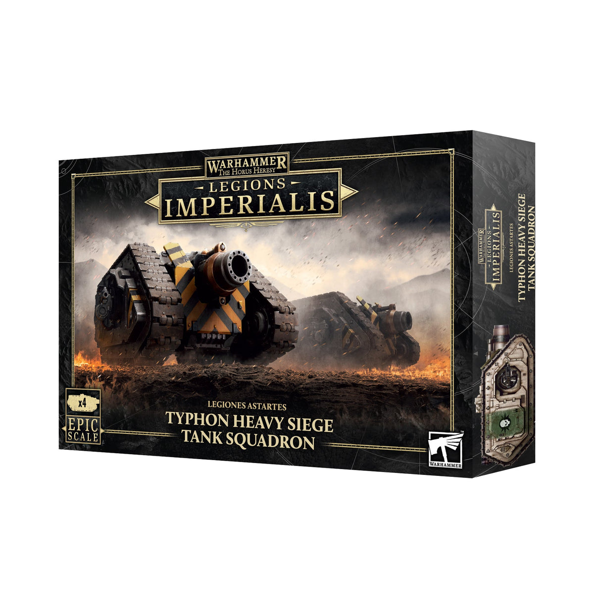 L/I: TYPHON HEAVY SIEGE TANK SQUADRON – Games Workshop product packaging