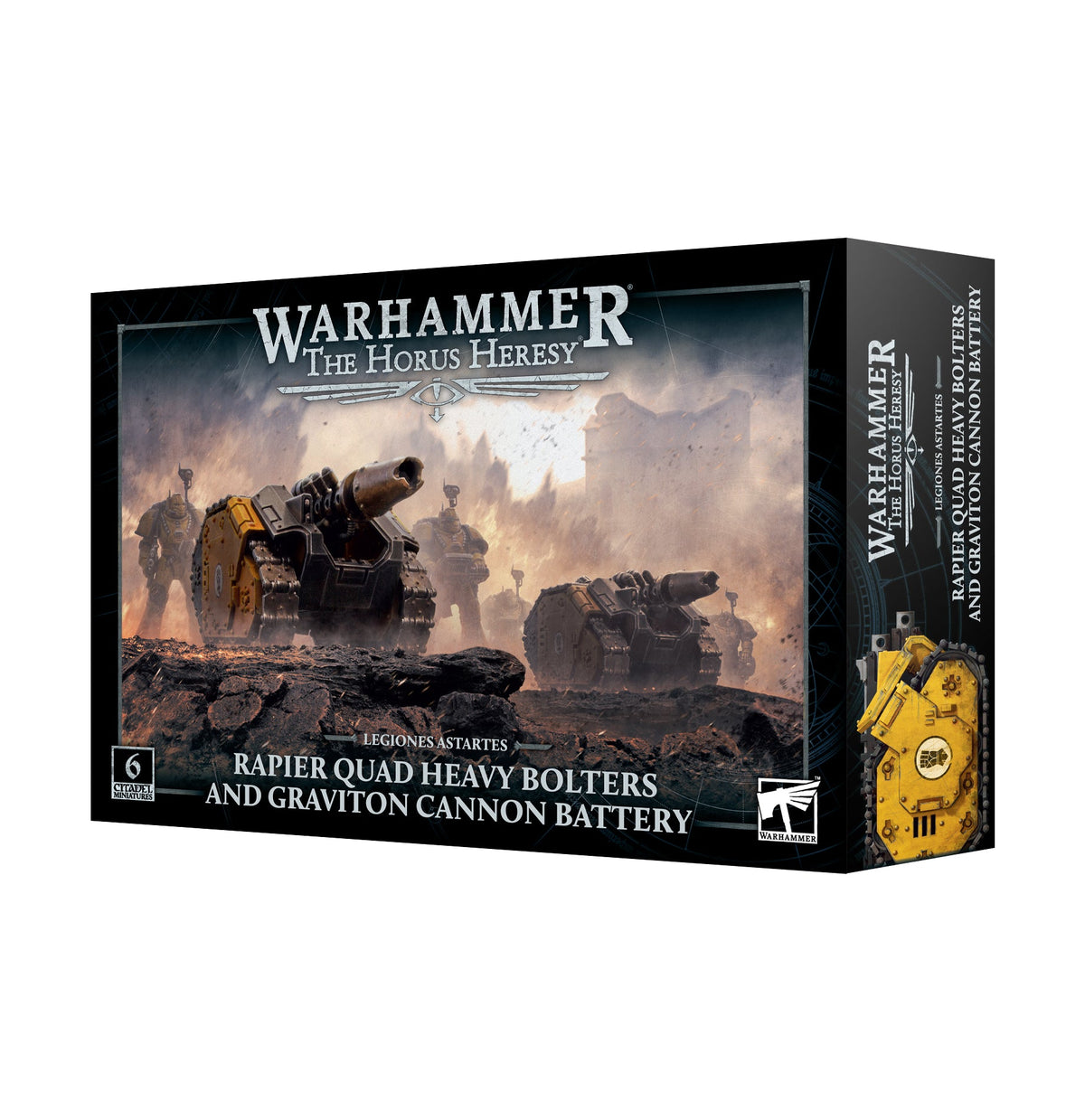 L/ASTARTES: RAPIER QUAD HEAVY BOLTERS – Games Workshop product packaging