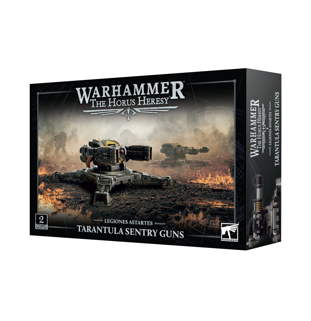 HORUS HERESY: TARANTULA SENTRY GUNS – Games Workshop product packaging