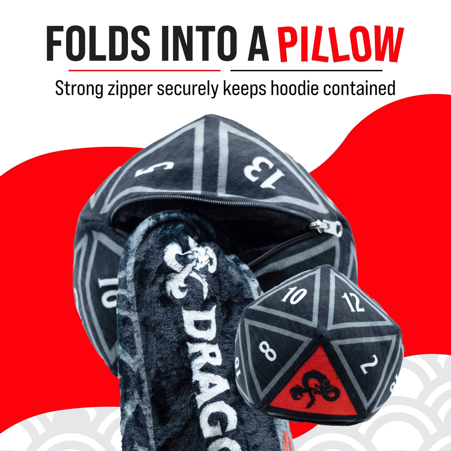 OrangeOnions - Hasbro | Dungeons & Dragons Snugible 2-in-1 Blanket Hoodie & Pillow
