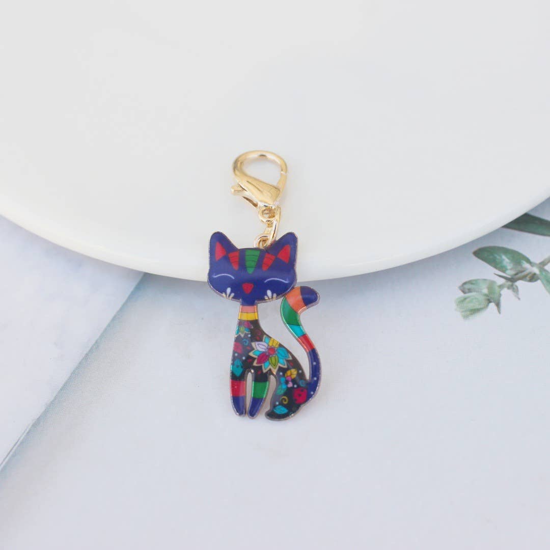 Colorful Cat Keychain | Bag Charm