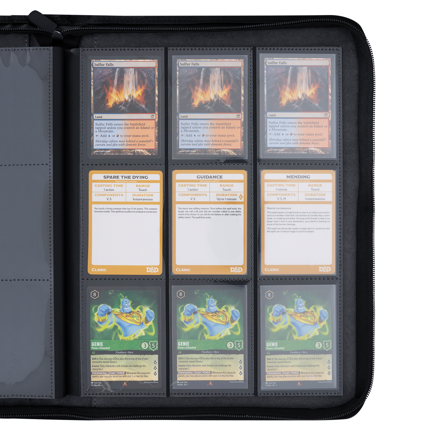 Faux-Leather Trading Card Binder - Blue