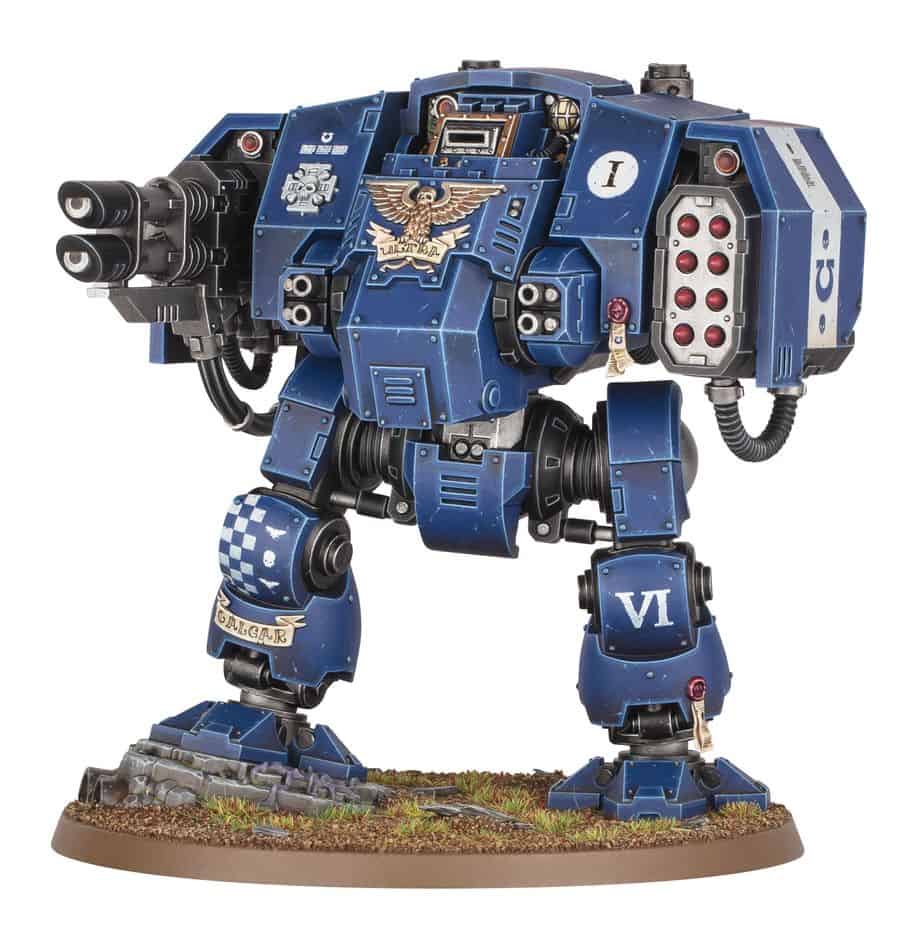 SPACE MARINES: BALLISTUS DREADNOUGHT – assembled and painted example