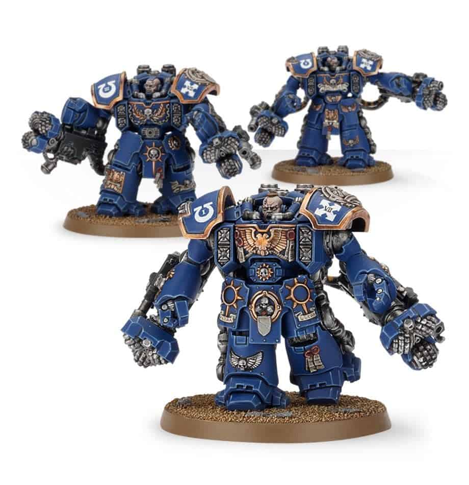 SPACE MARINES CENTURION ASSAULT SQUAD – assembled and painted example
