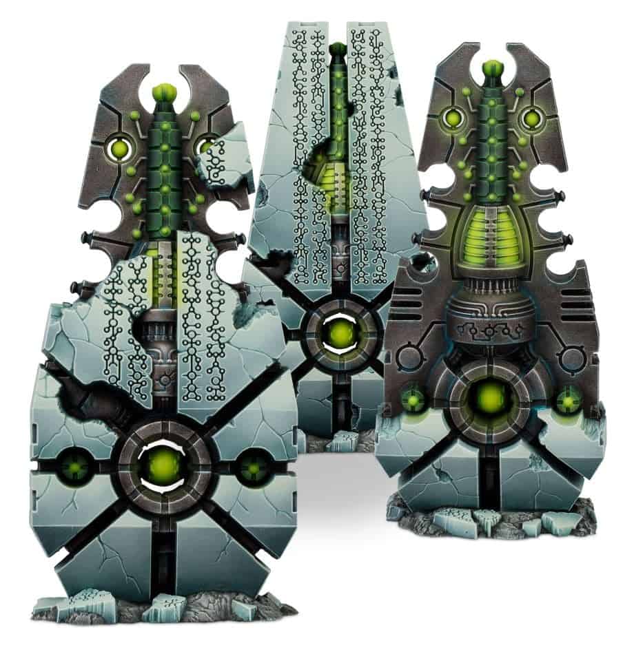 Necrons: Convergence Of Dominion painted Games Workshop models