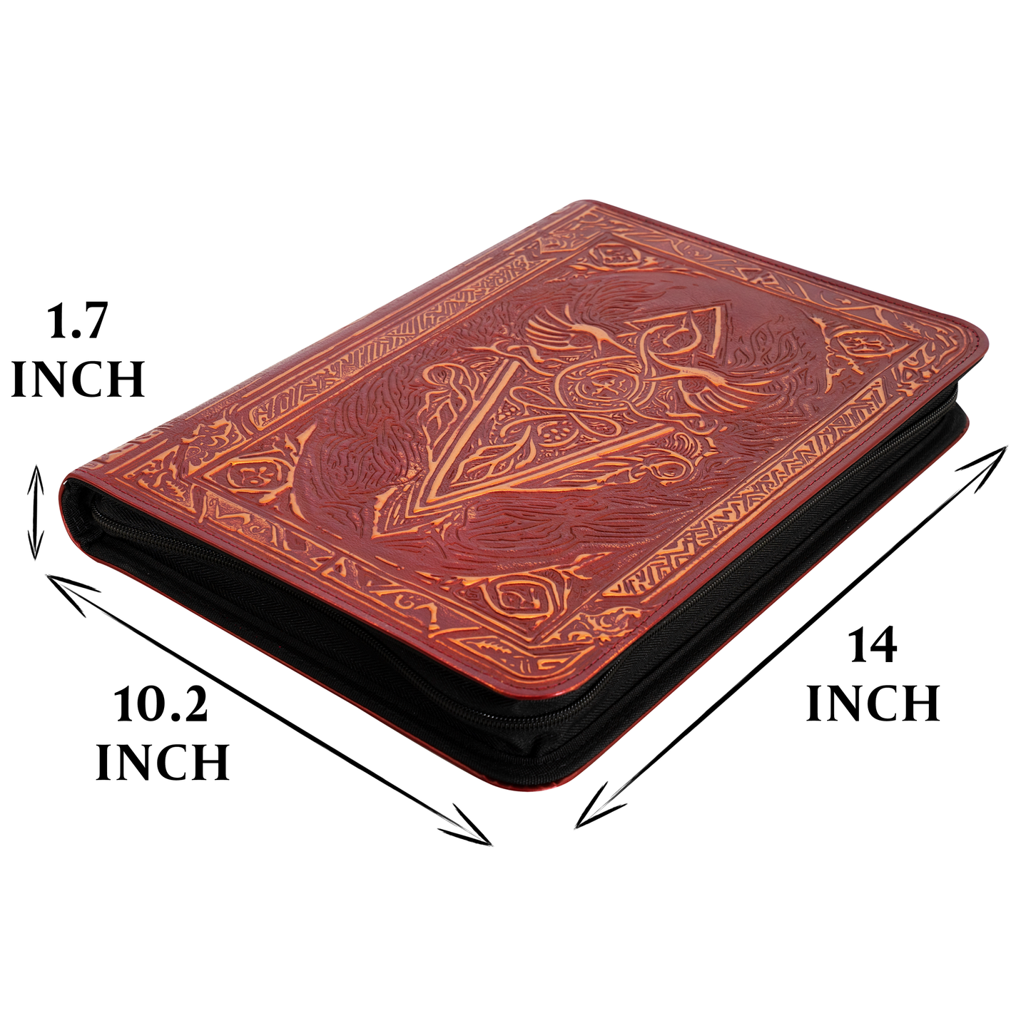 Faux-Leather Trading Card Binder - Red
